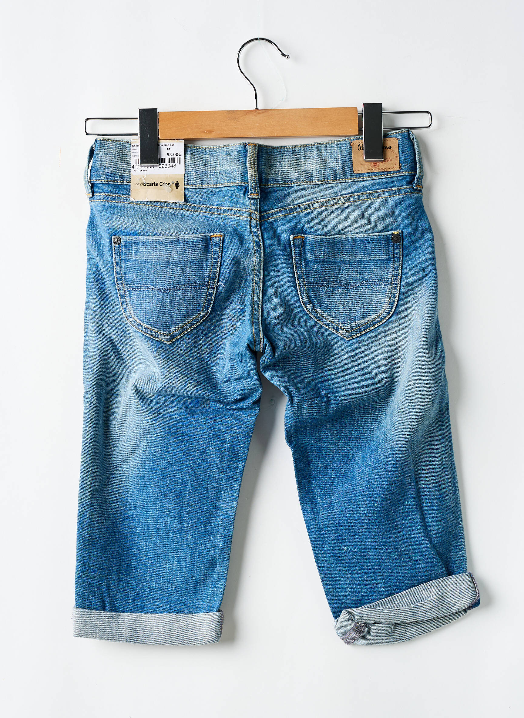 Šortas tamprumas mėlyna PEPE JEANS mergina