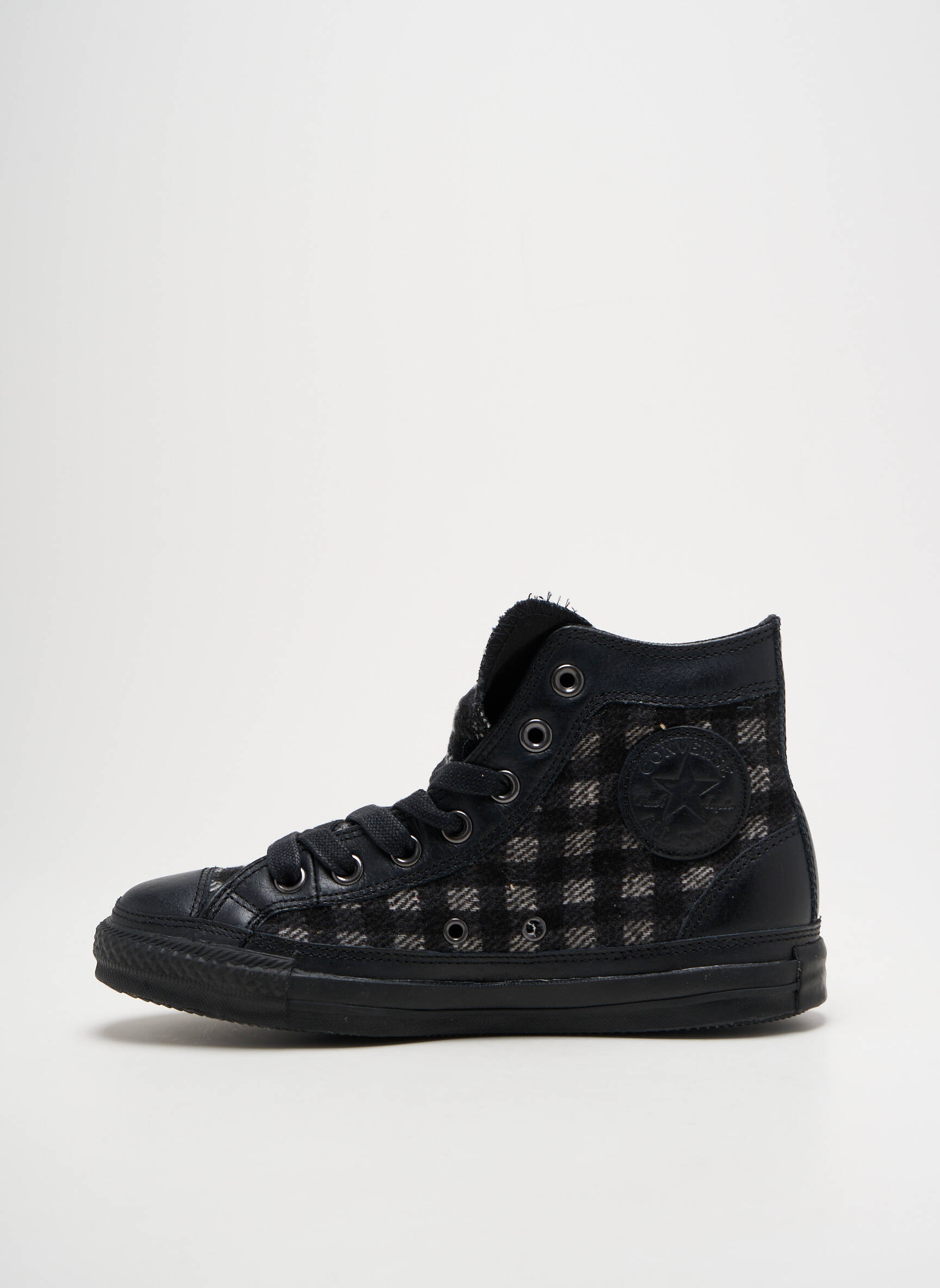 Bėgimo bateliai apvalus mygtukas plokščias kulnas iki 3 cm juodas CONVERSE moteris