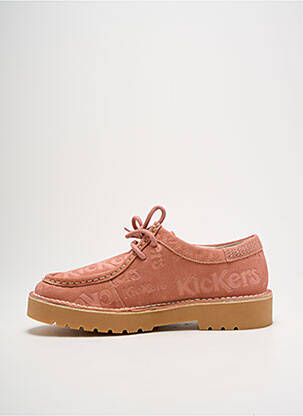 Derbiai nubuko audinys kulnas nuo 4 iki 6 cm rožinė KICKERS moteris