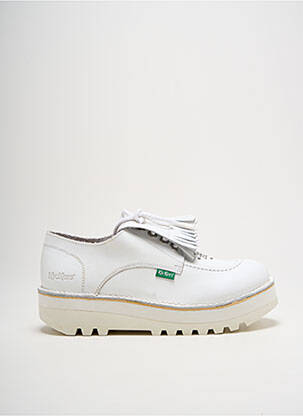 Derbiai apvalus mygtukas kulnas nuo 4 iki 6 cm baltas KICKERS moteris