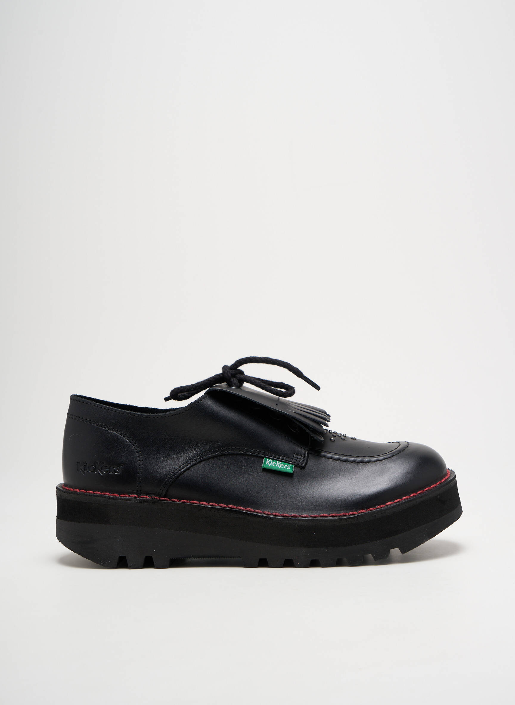 Derbiai satino audinys kulnas nuo 4 iki 6 cm juodas KICKERS moteris