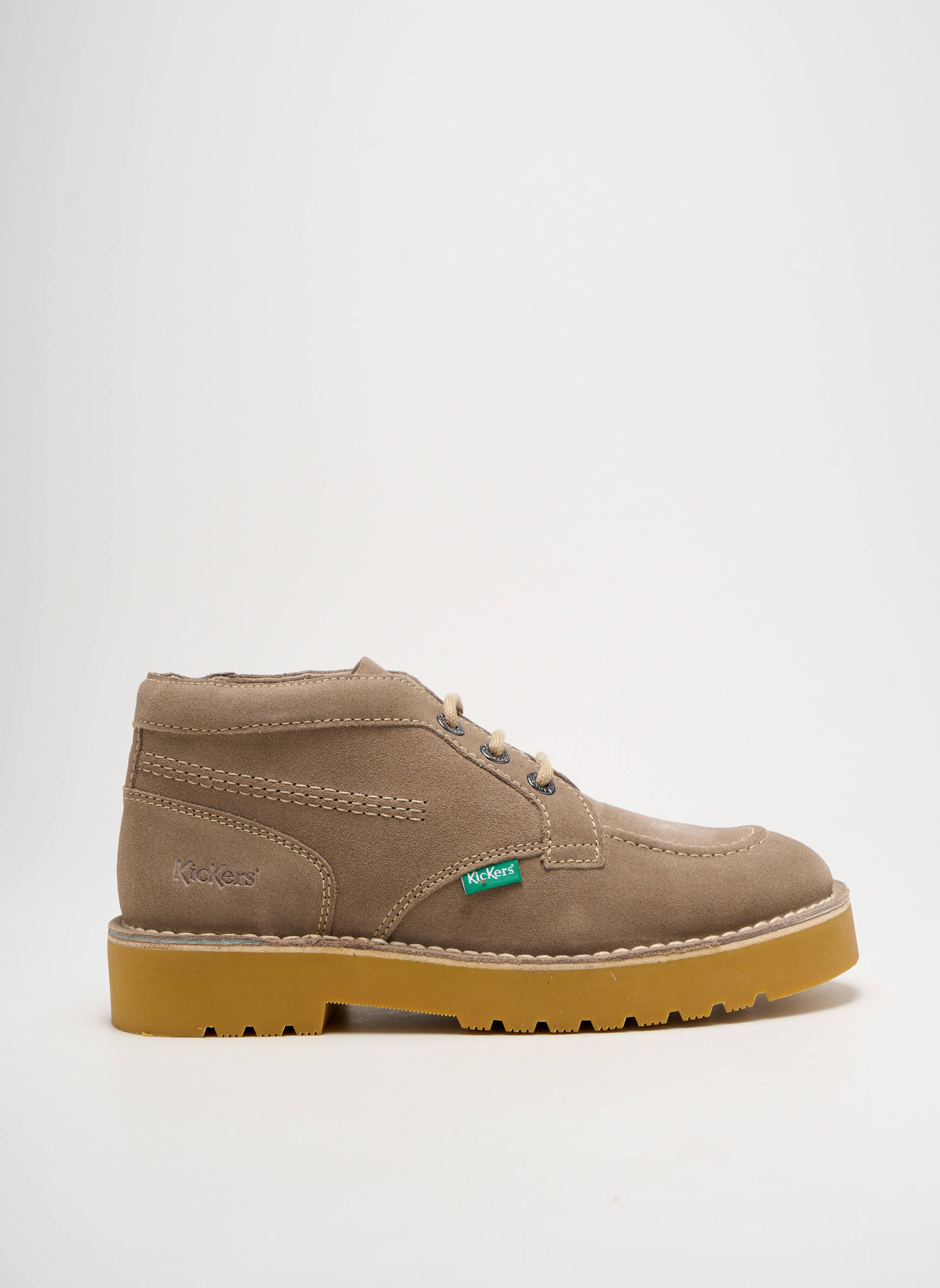 Batai/botai nubuko audinys kulnas nuo 4 iki 6 cm bežinis KICKERS moteris