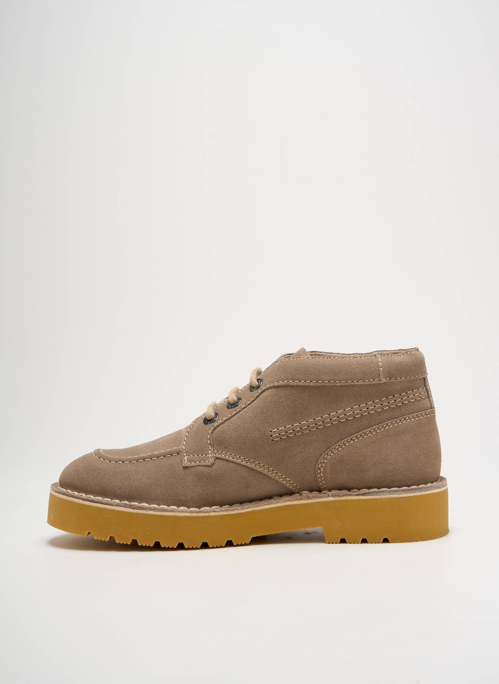 Batai/botai nubuko audinys kulnas nuo 4 iki 6 cm bežinis KICKERS moteris