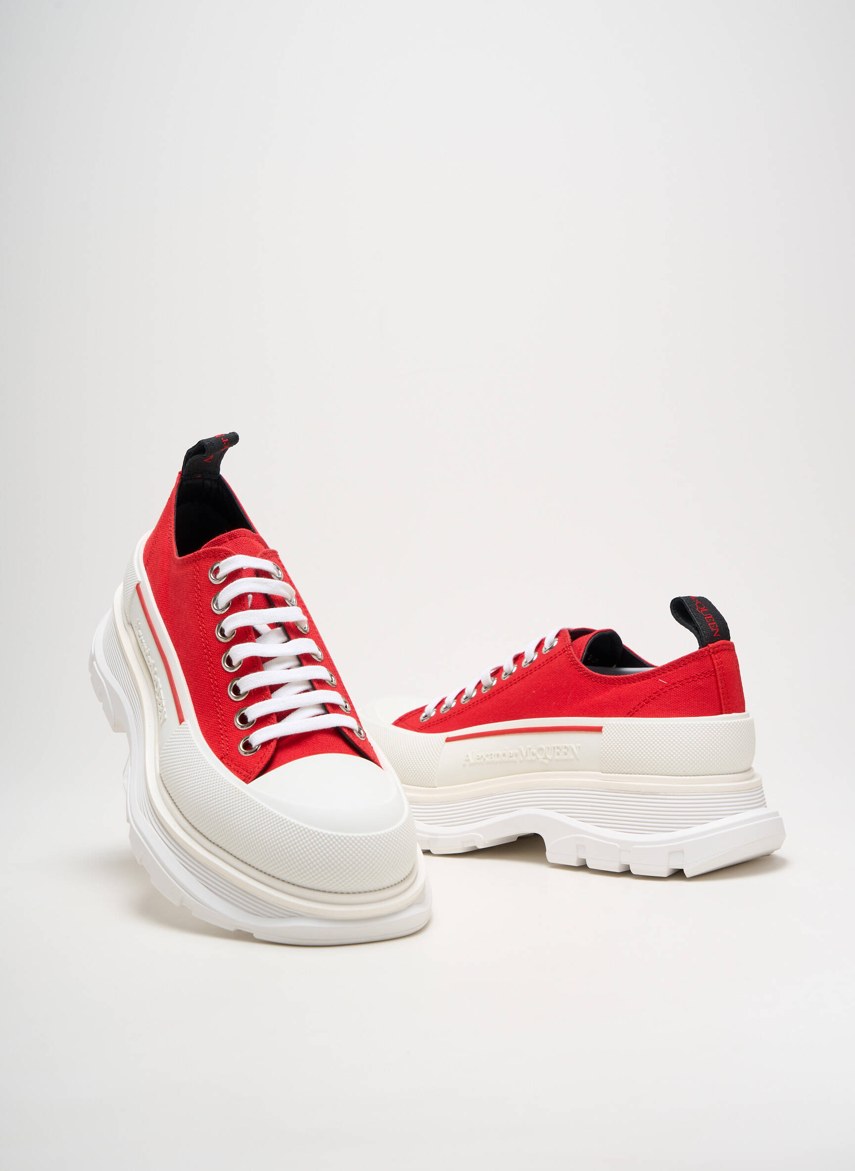 Bėgimo bateliai apvalus mygtukas kulnas nuo 4 iki 6 cm raudona ALEXANDER MCQUEEN moteris
