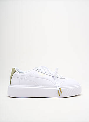Bėgimo bateliai lygus medžiaga kulnas nuo 4 iki 6 cm baltas PUMA moteris