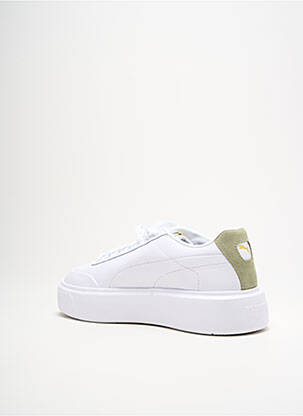 Bėgimo bateliai lygus medžiaga kulnas nuo 4 iki 6 cm baltas PUMA moteris