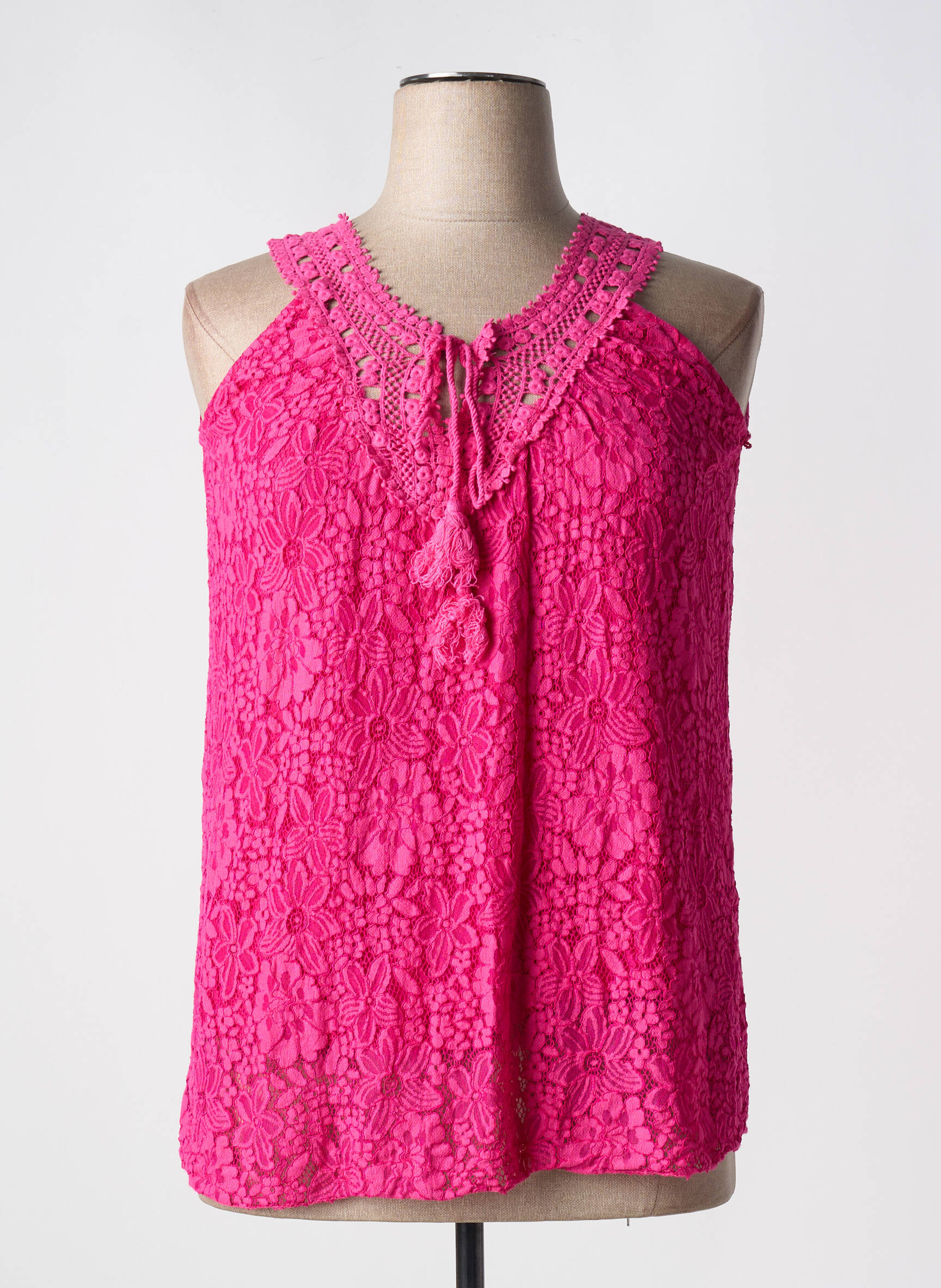 Viršūnė tamprumas be rankų rožinė NEW COLLECTION moteris