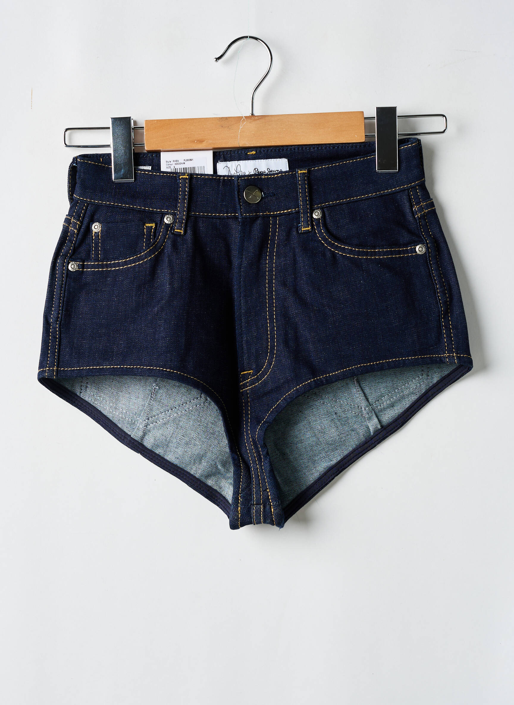 Šortas denimo audinys normala dydis mėlyna PEPE JEANS X DUA LIPA moteris