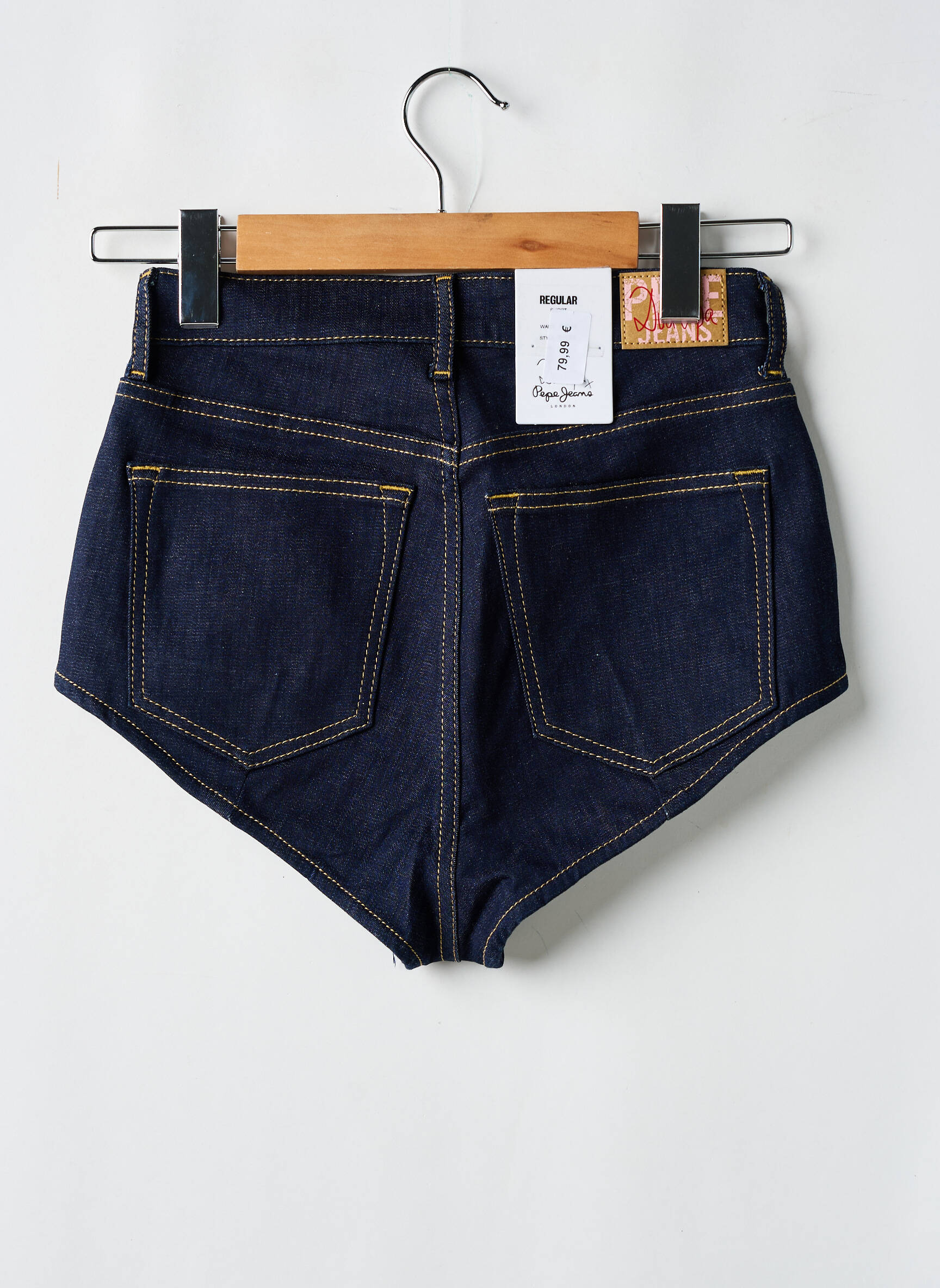 Šortas denimo audinys normala dydis mėlyna PEPE JEANS X DUA LIPA moteris