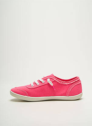 Slip-on batai apvalus mygtukas plokščias kulnas iki 3 cm rožinė SKECHERS moteris