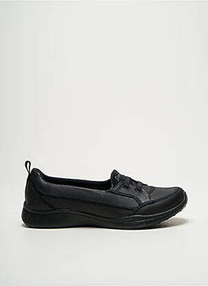 Bėgimo bateliai apvalus mygtukas plokščias kulnas iki 3 cm juodas SKECHERS moteris