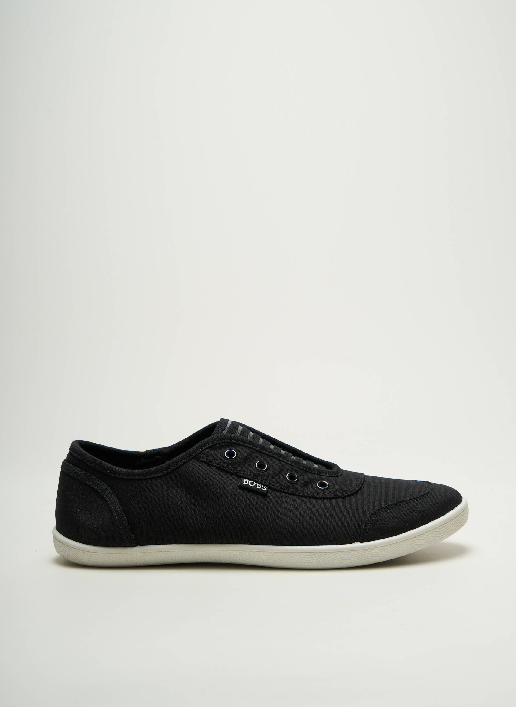 Bėgimo bateliai apvalus mygtukas plokščias kulnas iki 3 cm juodas SKECHERS moteris