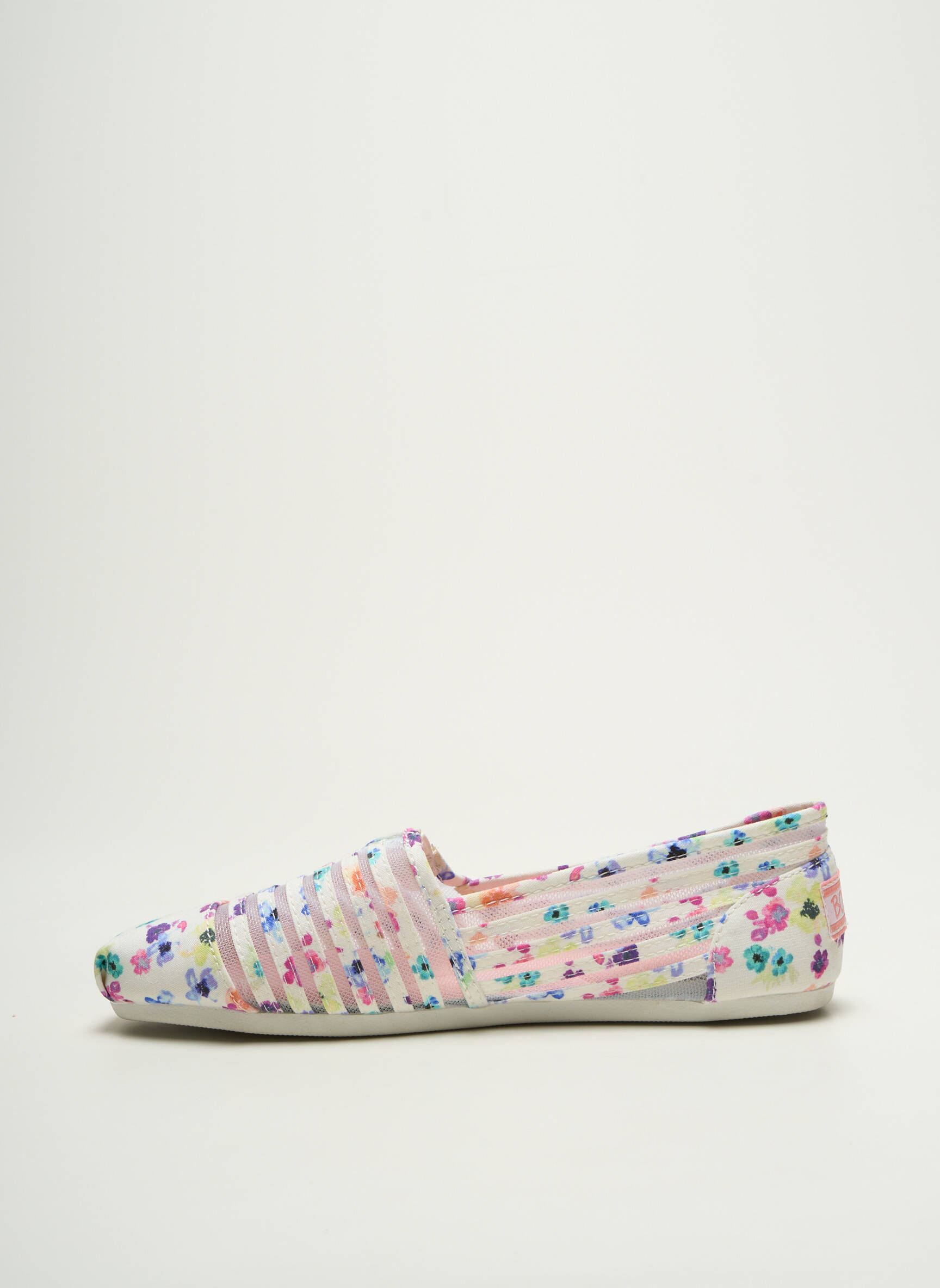Espadrilės plokščias kulnas iki 3 cm baltas SKECHERS moteris
