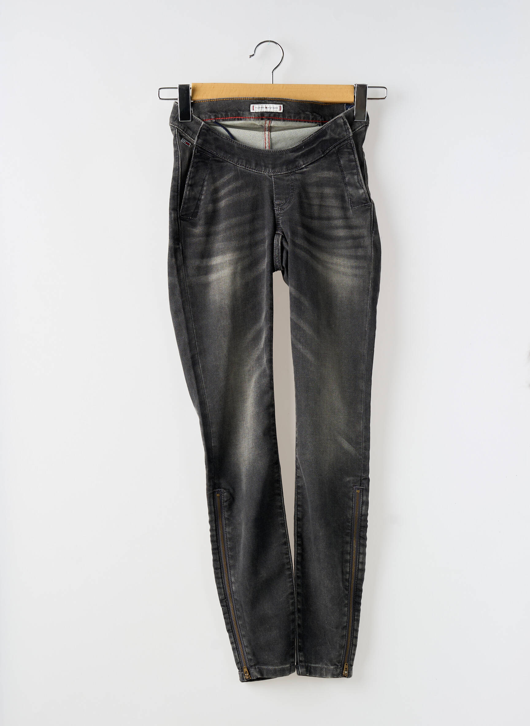 Jegging denimo audinys normala dydis juodas TOMMY HILFIGER moteris
