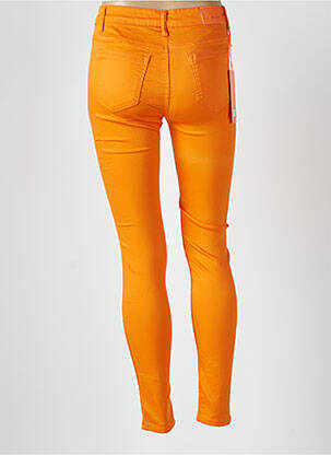 Lieknos džinsai aukšta talija aukšta talija oranžinė BS JEANS moteris