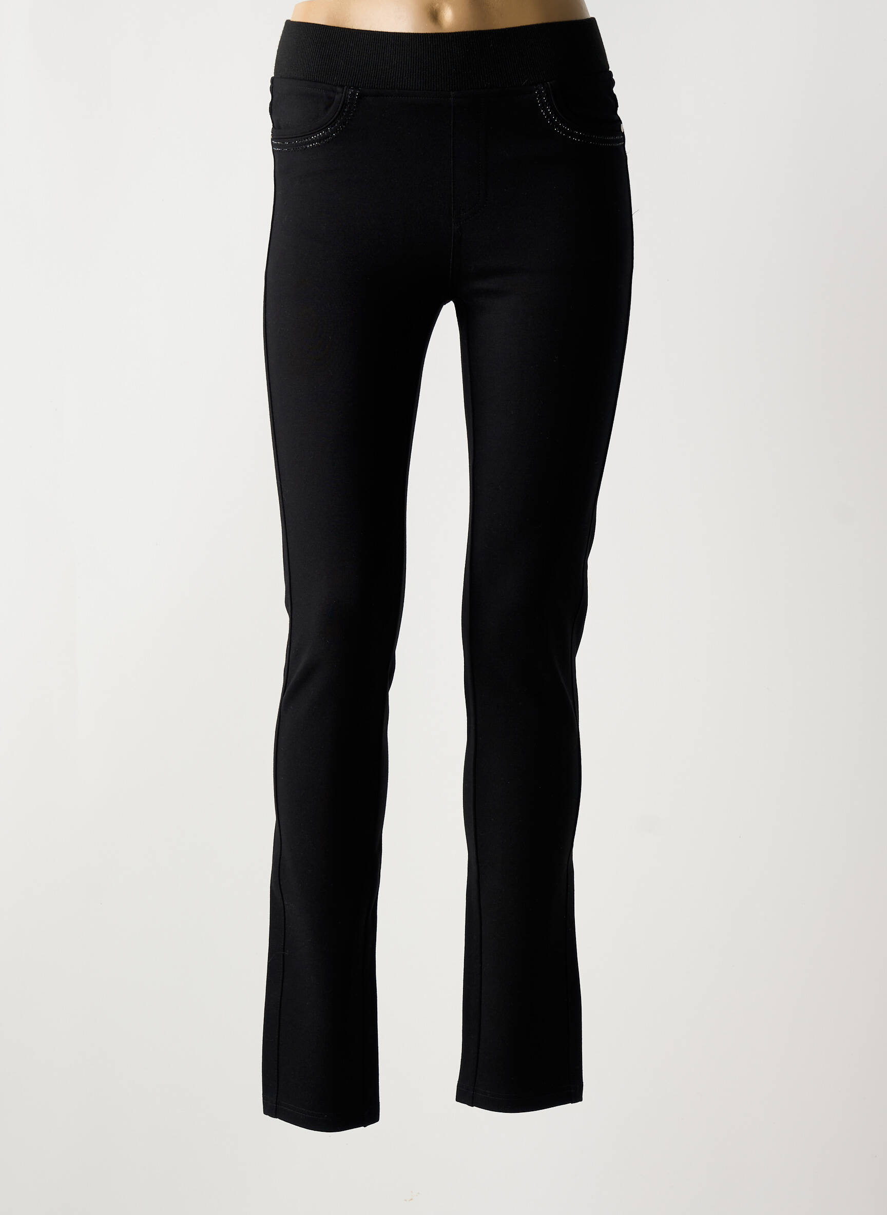 Jegging jersey audinys normala dydis juodas BARILOCHE moteris