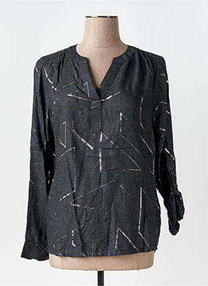Bluzonai mygtukais užsegami rankogaliai su plyšiu ilgos rankovės pilka CECIL moteris