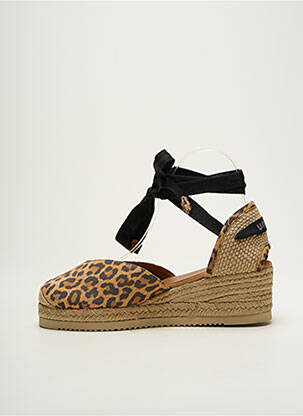 Espadrilės šnervių uždarymas kulnas nuo 4 iki 6 cm bežinis UNISA moteris