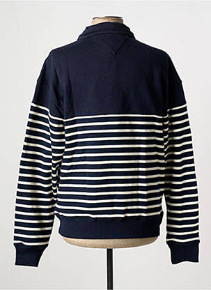 Megztinis apatinė dalis siaura ilgos rankovės mėlyna TOMMY HILFIGER moteris