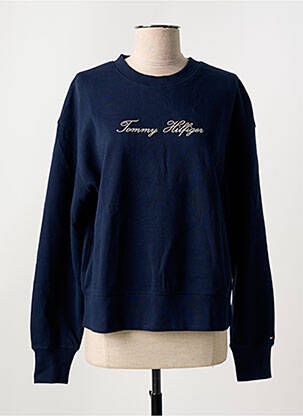 Mikroskopas siuvinėjimas ilgos rankovės mėlyna TOMMY HILFIGER moteris