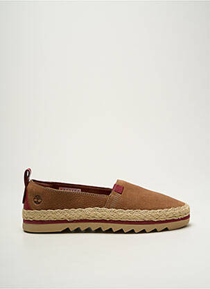 Espadrilės apvalus mygtukas plokščias kulnas iki 3 cm rudas TIMBERLAND moteris