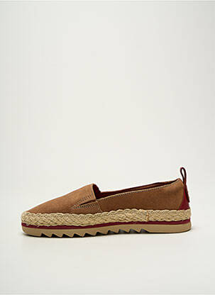 Espadrilės apvalus mygtukas plokščias kulnas iki 3 cm rudas TIMBERLAND moteris