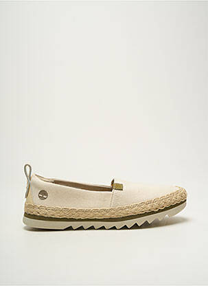 Espadrilės apvalus mygtukas plokščias kulnas iki 3 cm bežinis TIMBERLAND moteris