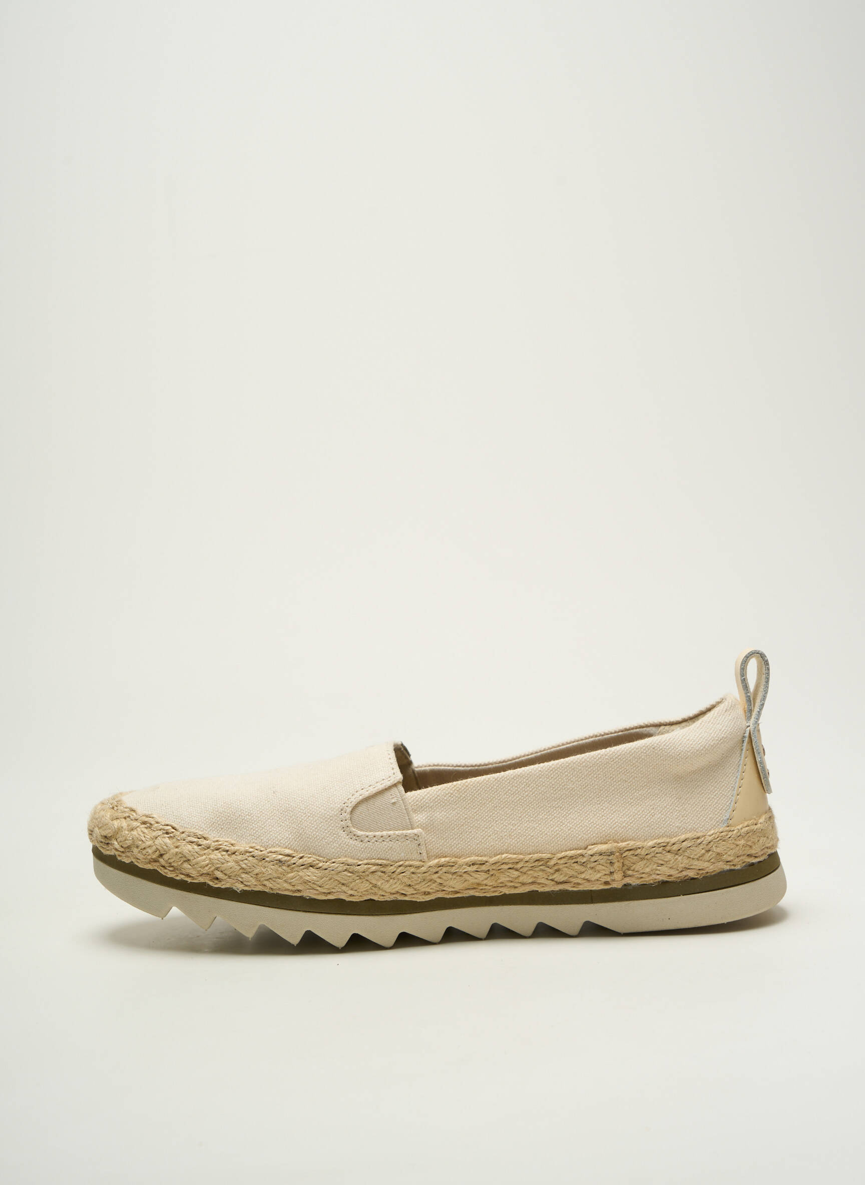 Espadrilės apvalus mygtukas plokščias kulnas iki 3 cm bežinis TIMBERLAND moteris