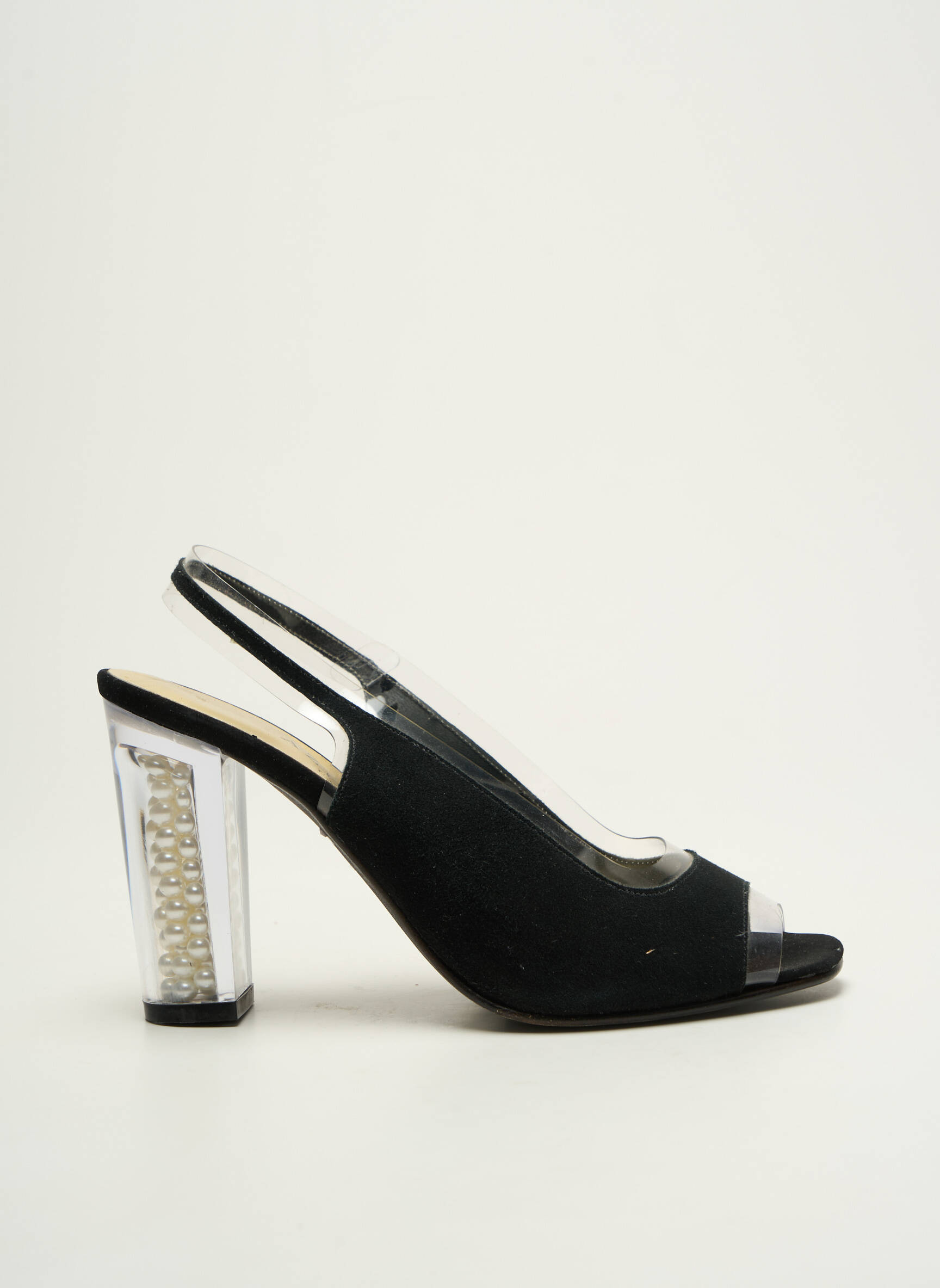 Sandalai/nu pėdos batai su kulnu kulnas nuo 7 iki 9 cm juodas AZUREE moteris