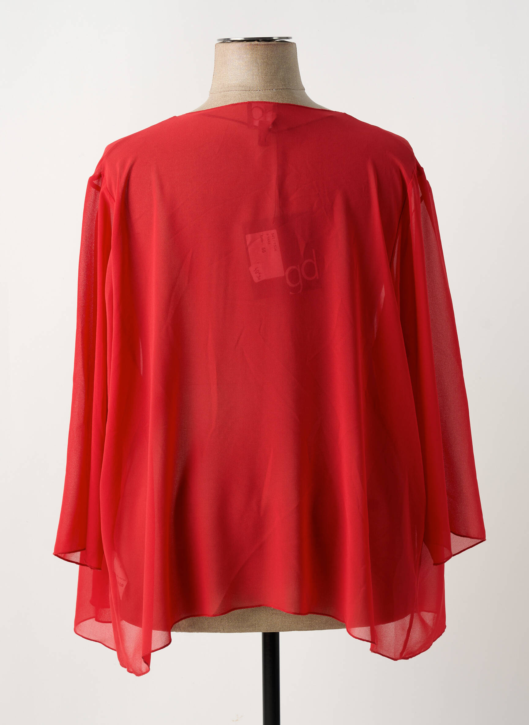 Kimono striukė col v raudona GUY DUBOUIS moteris