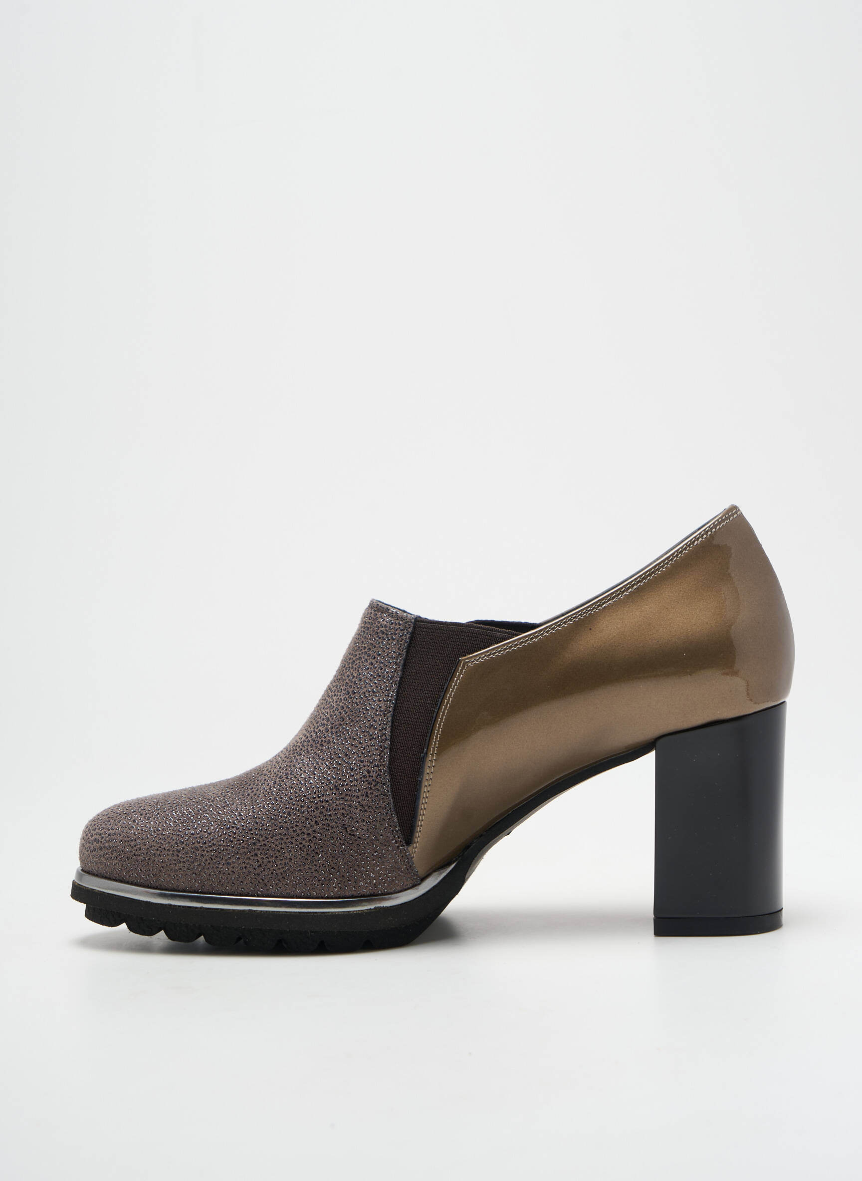 Batai/botai lygus medžiaga kulnas nuo 4 iki 6 cm bežinis Ô TALONS GRANVILLE moteris