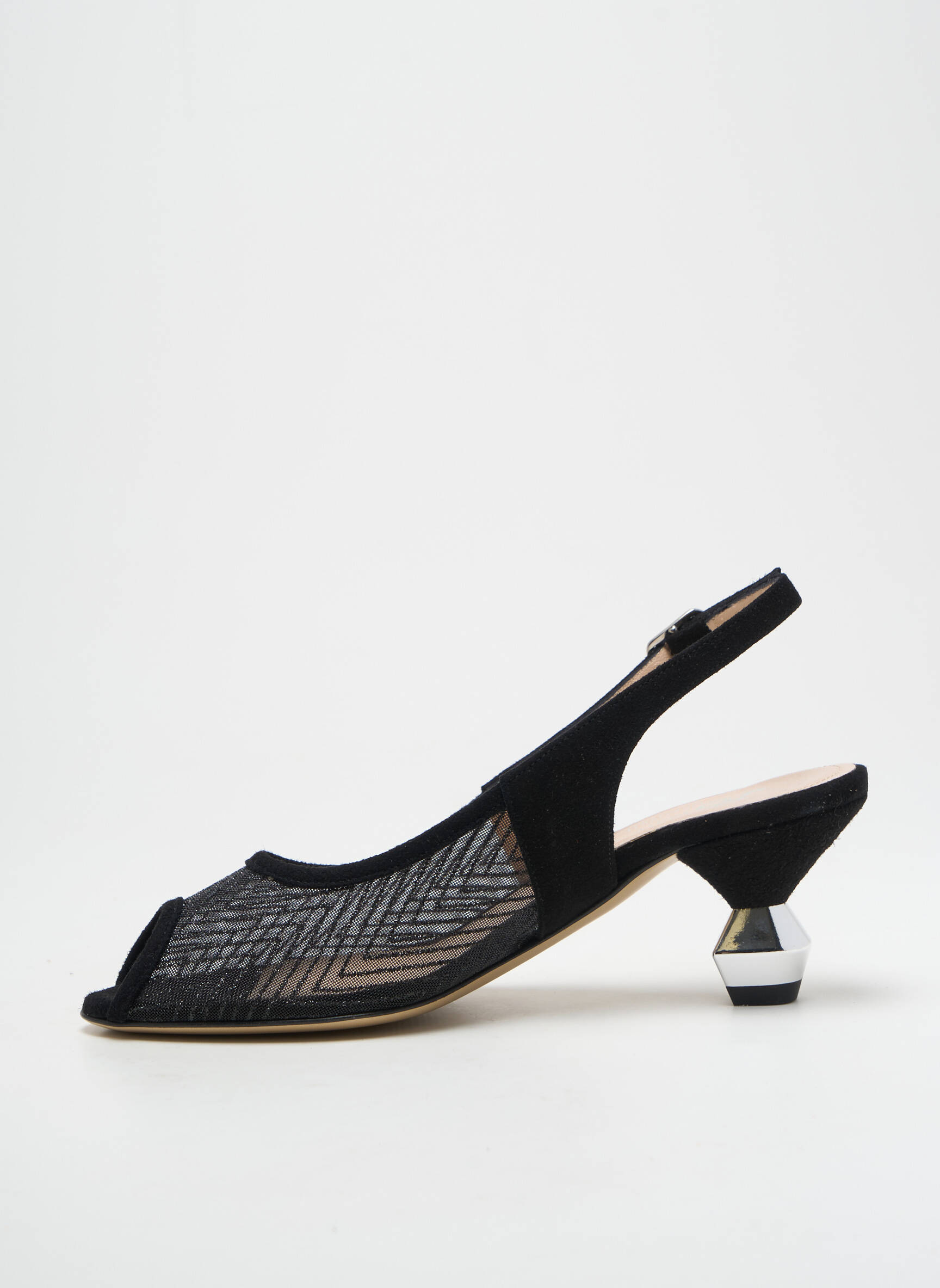 Sandalai/nu pėdos aukštas kulnas kulnas nuo 4 iki 6 cm juodas Ô TALONS GRANVILLE moteris