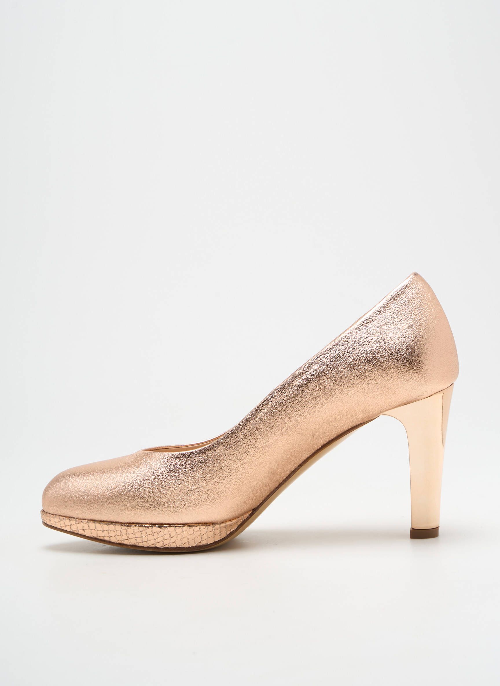Aukštakulniai satino audinys kulnas nuo 7 iki 9 cm rožinė Ô TALONS GRANVILLE moteris