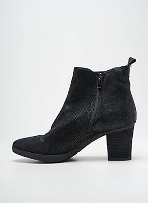 Batai/botai satino audinys kulnas nuo 7 iki 9 cm juodas MADISON moteris