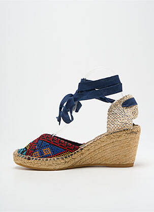 Espadrilės šnervių uždarymas kulnas nuo 7 iki 9 cm mėlyna MONTANE moteris