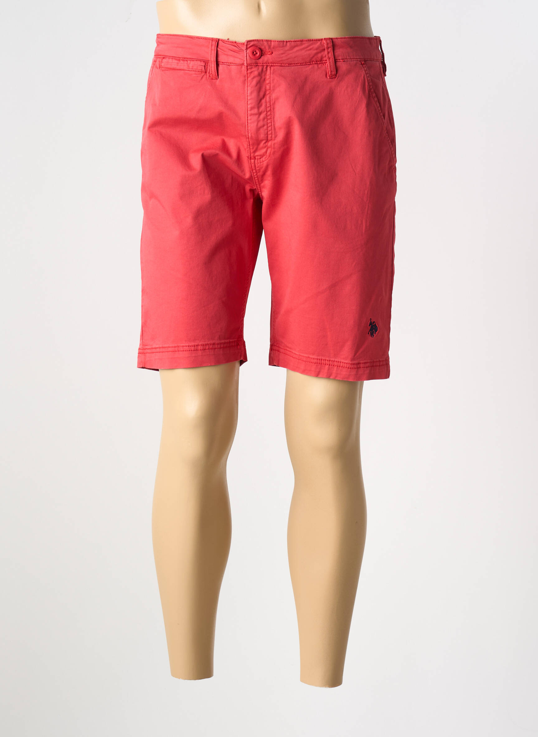 Bermudas tamprumas normala dydis raudona U.S. POLO ASSN vyras