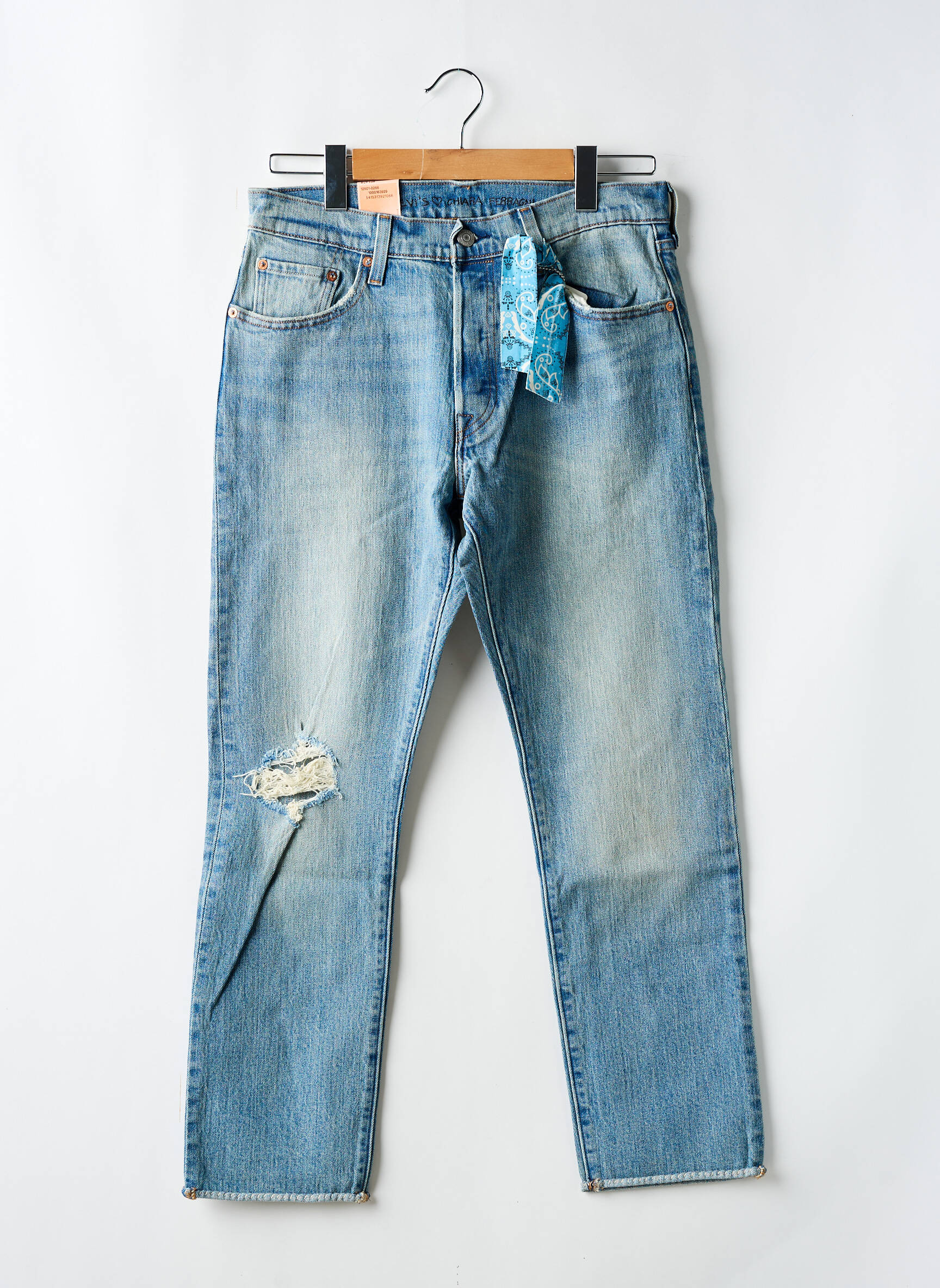 Tiesios kirpimo džinsai tamprumas normala dydis mėlyna LEVI'S moteris