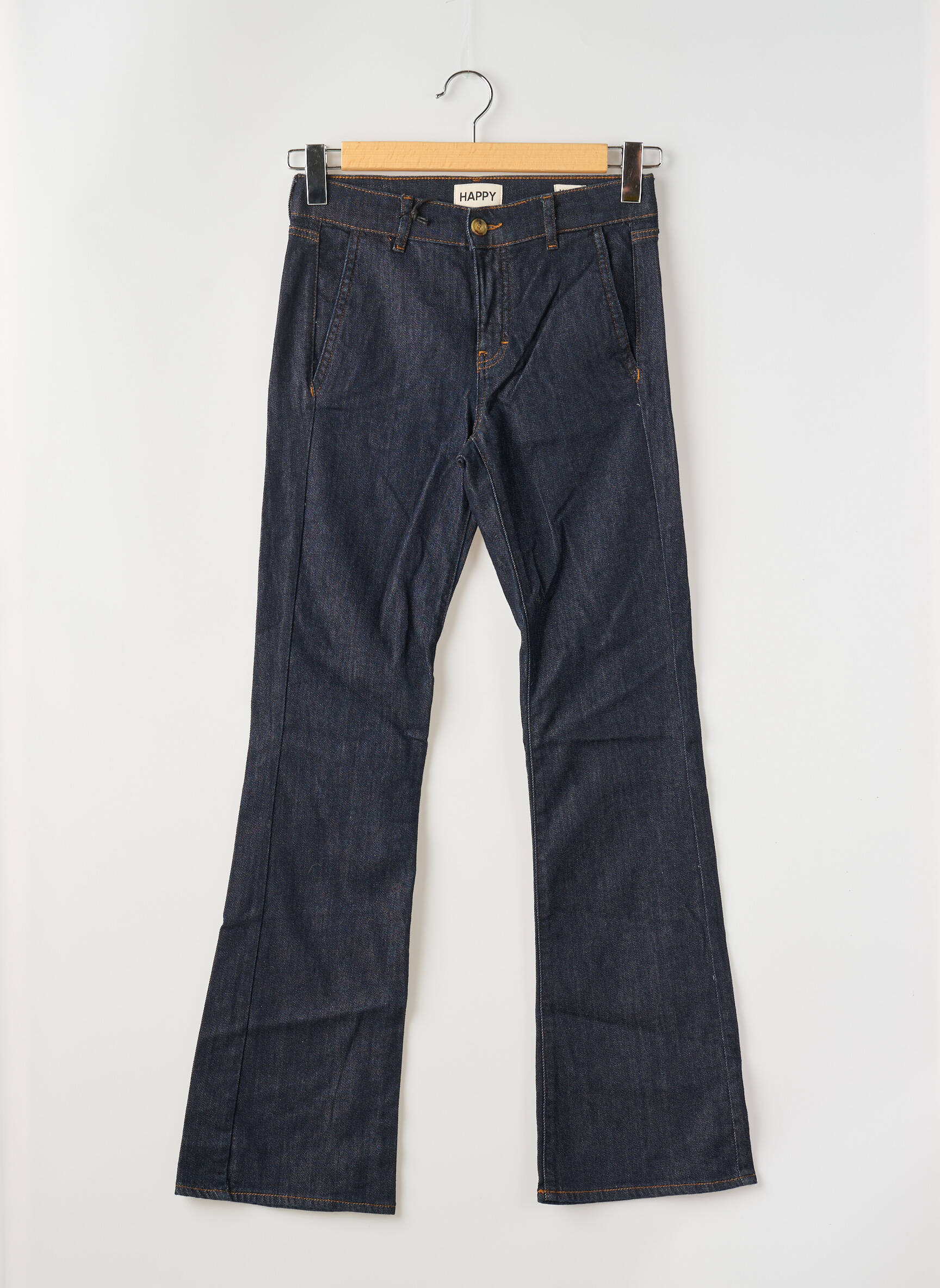 Bootcut džinsai normala dydis normala dydis mėlyna HAPPY moteris