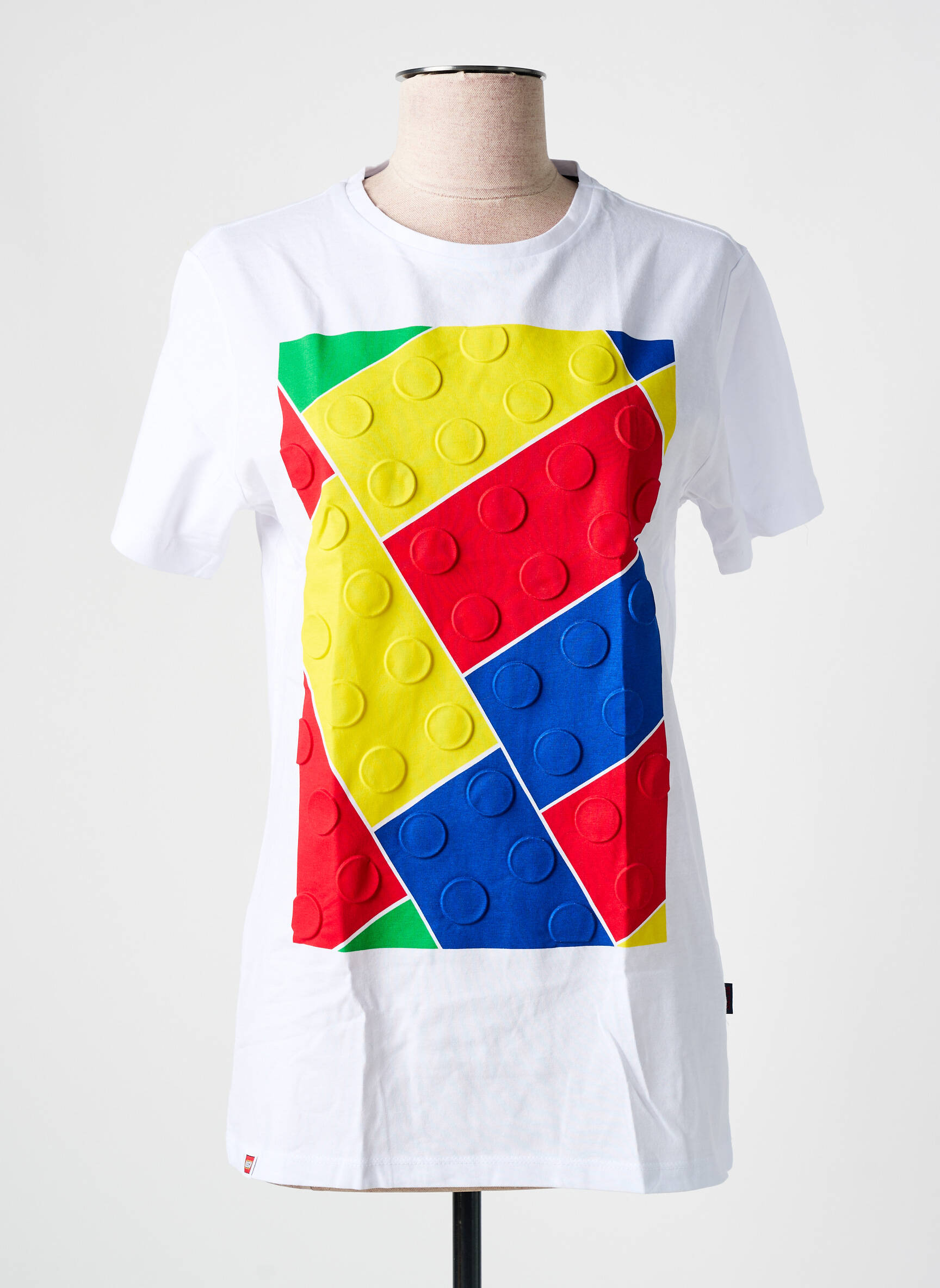 T-marškinys floqué serigrafija trumpas rankovės baltas SALSA moteris