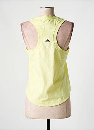 Marškiniai be rankovių tamprumas be rankų geltona ADIDAS moteris