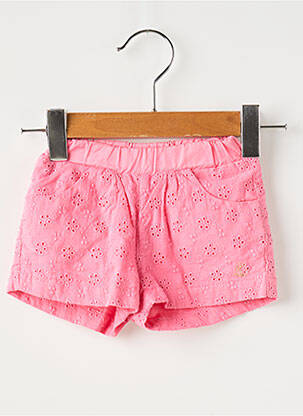 Šortas kišenės reguliuojamo dydžio rožinė PETIT BATEAU mergina