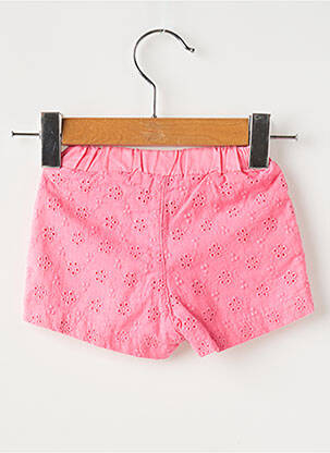 Šortas kišenės reguliuojamo dydžio rožinė PETIT BATEAU mergina