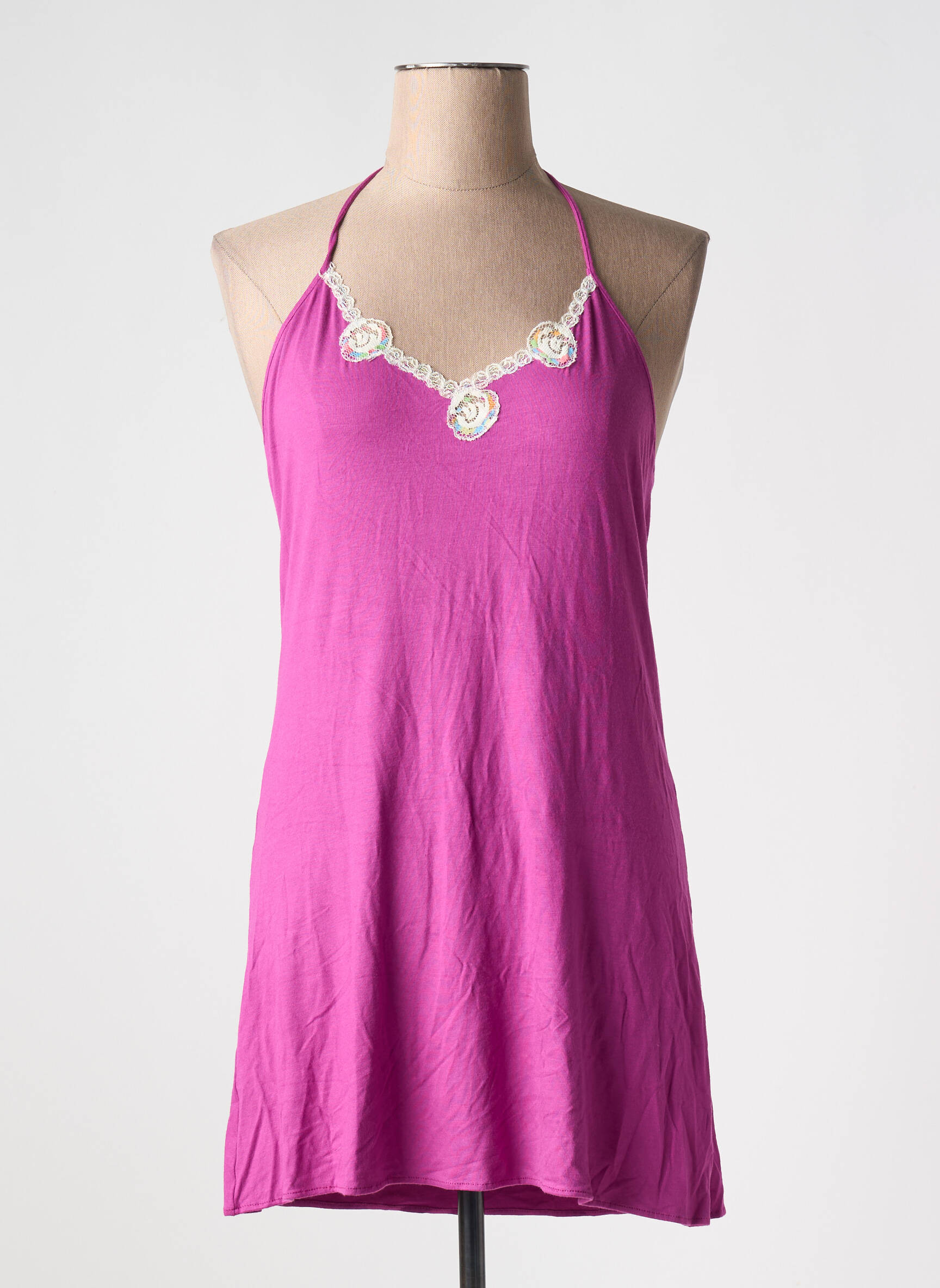 Naktinė suknelė/combinette tamprumas rožinė LINGERIE ELIZABETH moteris