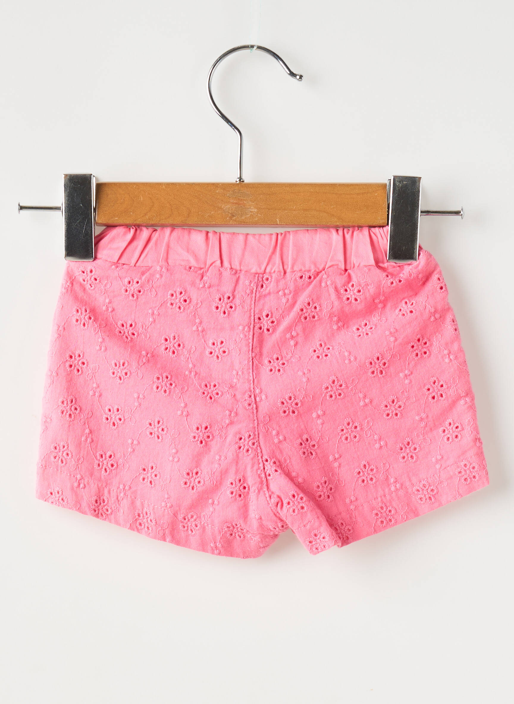 Šortas kišenės reguliuojamo dydžio rožinė PETIT BATEAU mergina