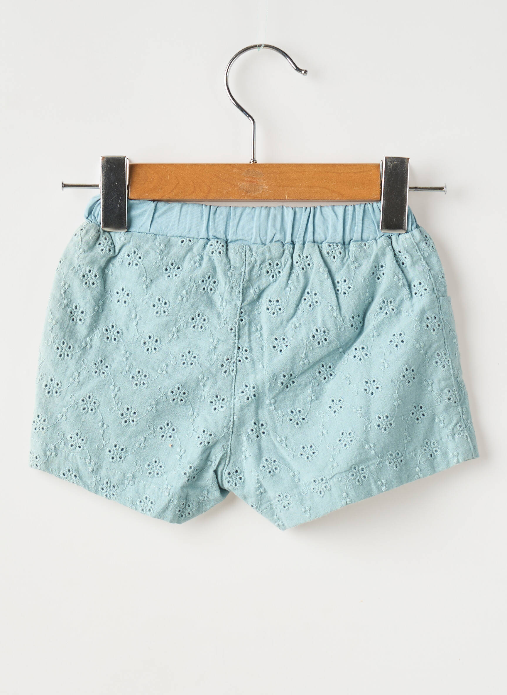 Šortas kišenės reguliuojamo dydžio mėlyna PETIT BATEAU mergina