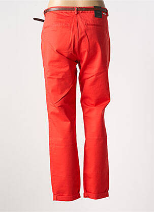 Chino kelnė popelinos audinys, kuris pasižymi lygiu ir tankiu paviršiumi. normala dydis oranžinė SCOTCH & SODA moteris