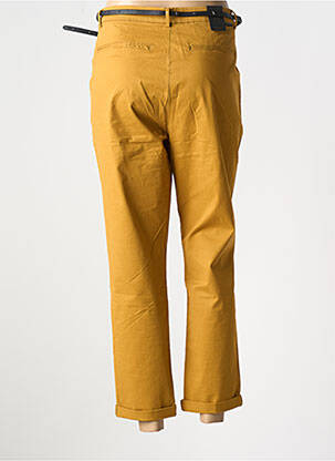 Chino kelnė popelinos audinys, kuris pasižymi lygiu ir tankiu paviršiumi. normala dydis geltona SCOTCH & SODA moteris