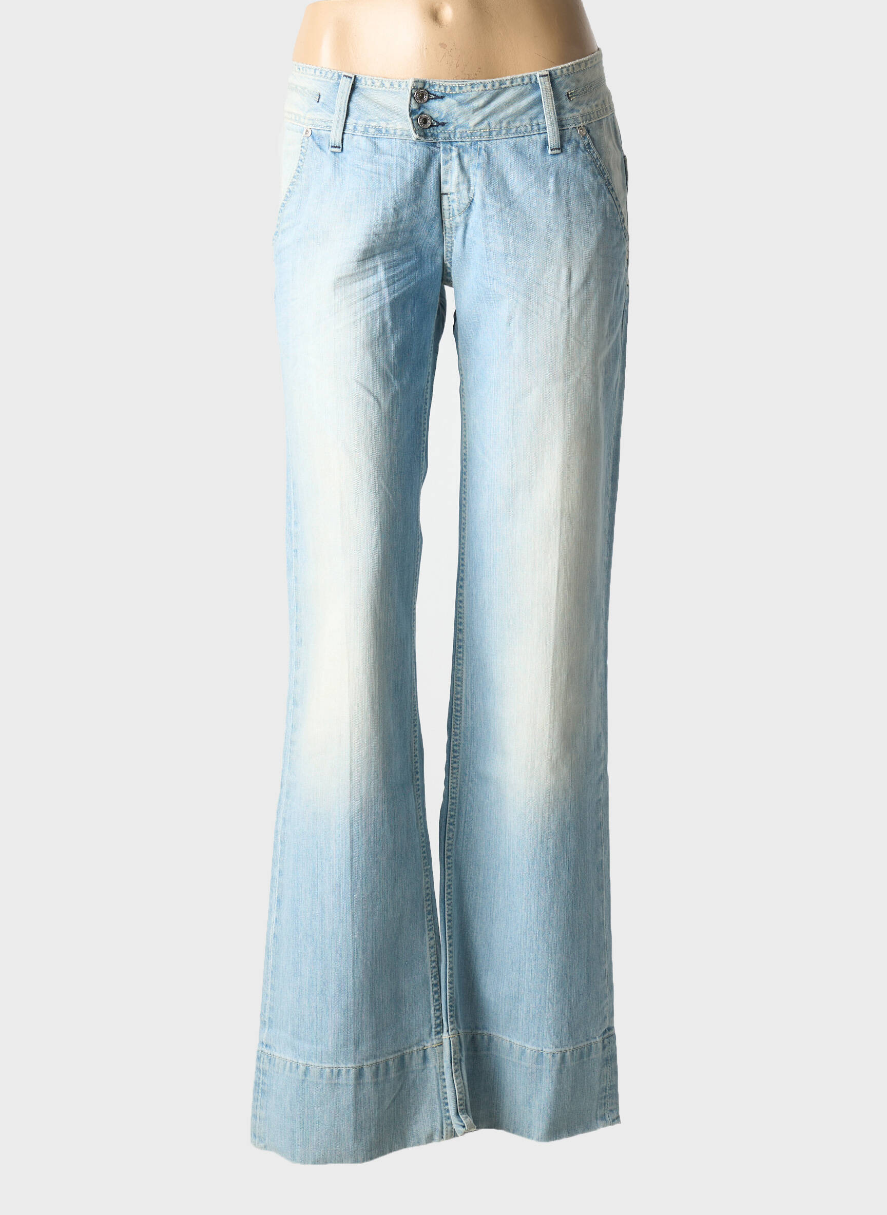 Flare tipo džinsai tamprumas maža dydžio mėlyna PEPE JEANS moteris