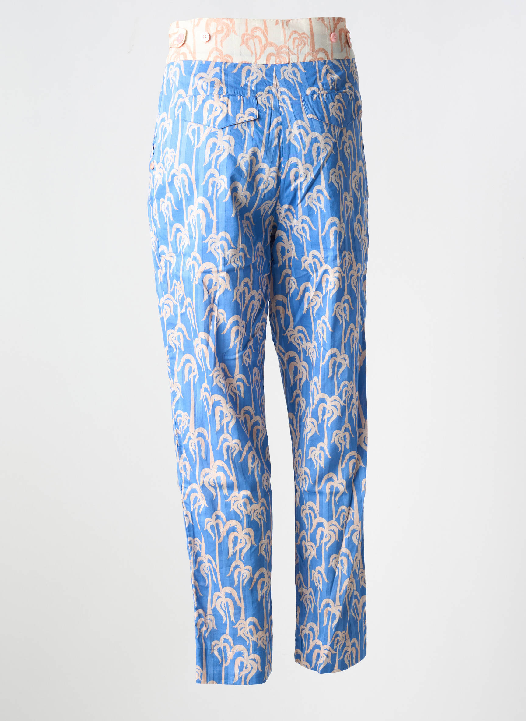 Chino kelnė kišenės aukšta talija mėlyna SCOTCH & SODA moteris