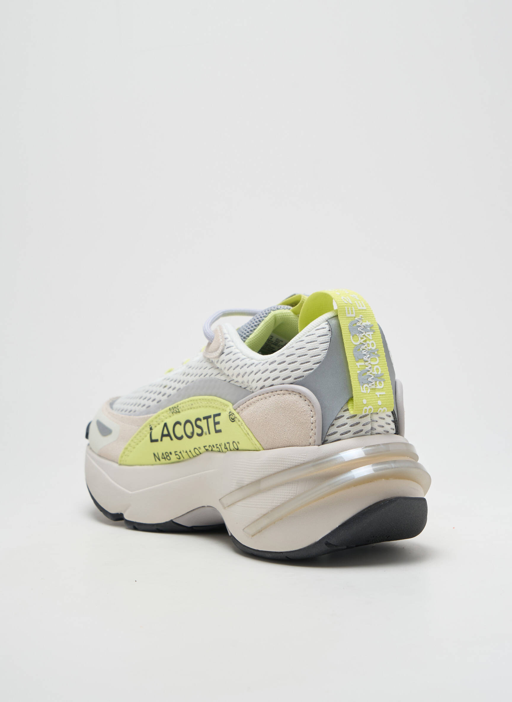 Bėgimo bateliai apvalus mygtukas apvalus mygtukas baltas LACOSTE unisexas